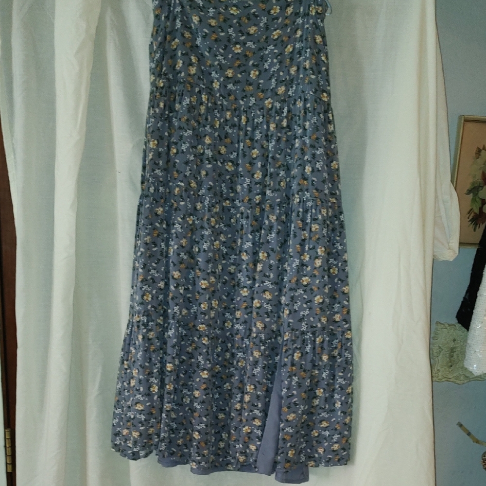 Altar'd State Blue Floral Dress